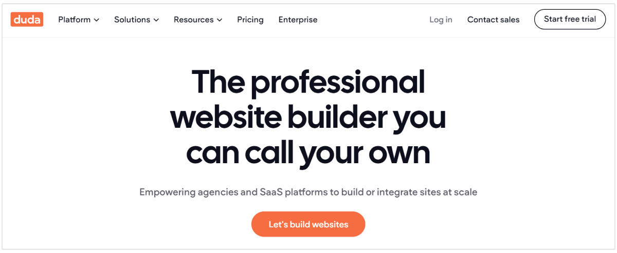 Duda Website-Builder